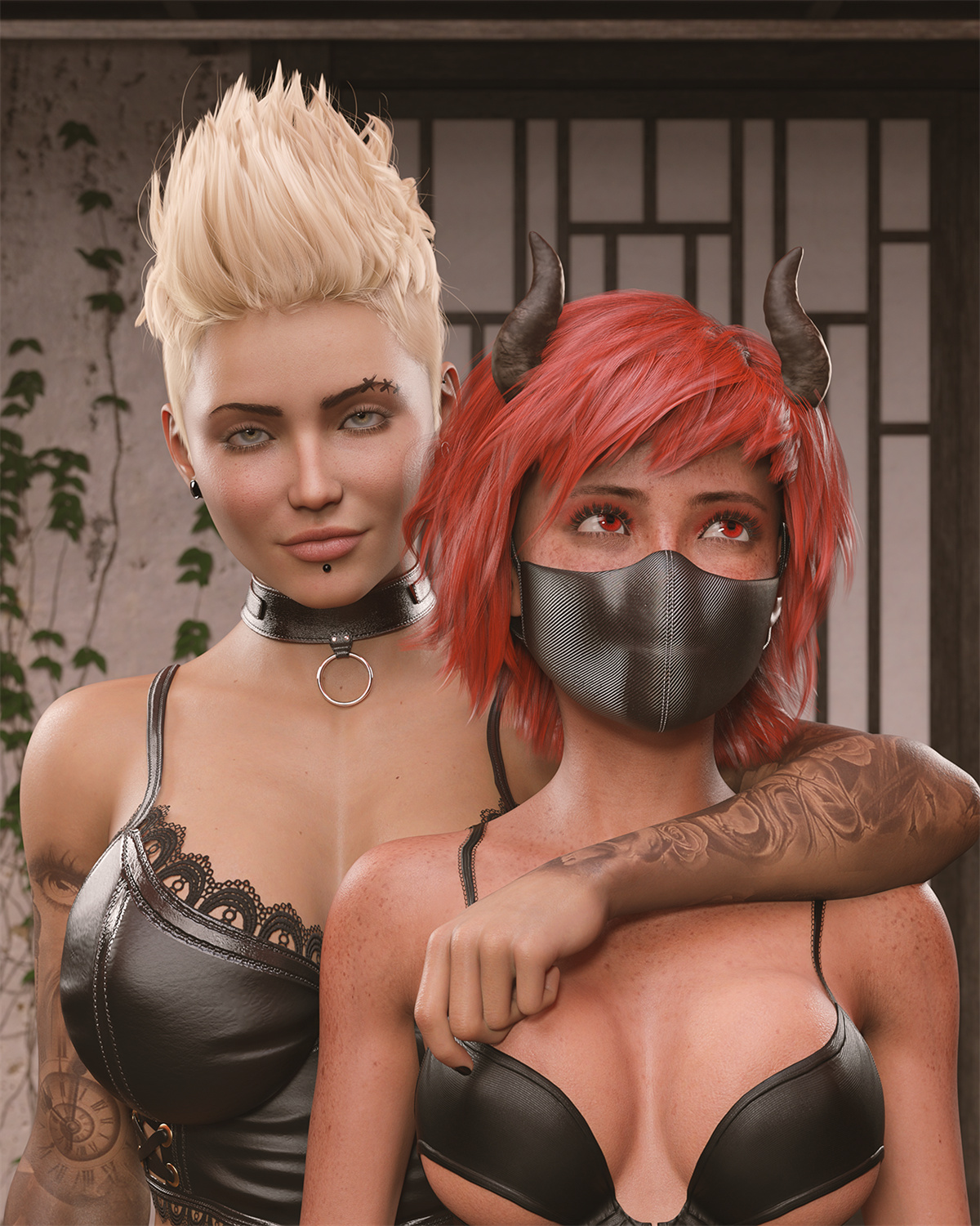 欧美SLG中文3D丨守护 被恶魔崇拜 Adored by the Devil v0.5【20231016】 游戏截图 2