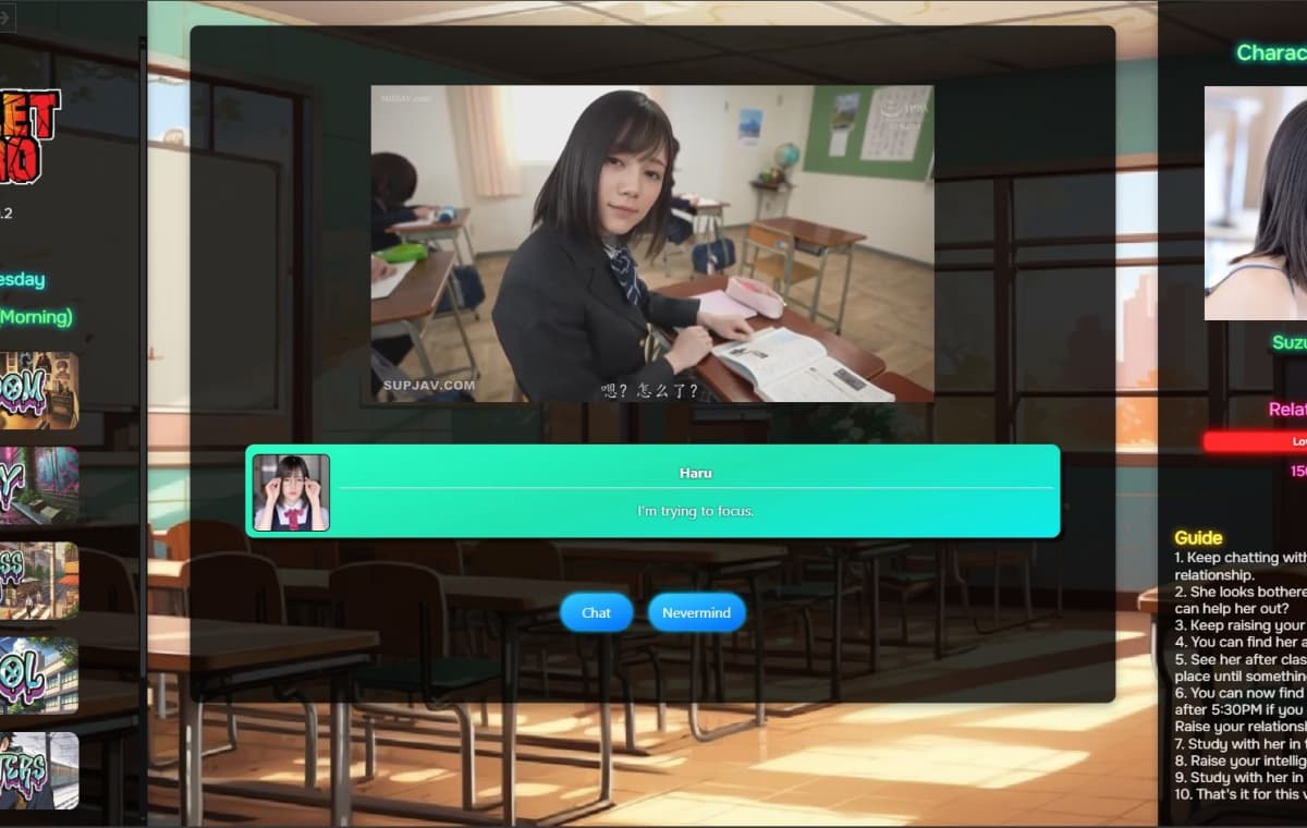 亚洲风HTML/真人/动态/更新丨 街头英雄 Street Hero Ver0.20 浏览器转中文 【20250411】_1 游戏截图 2