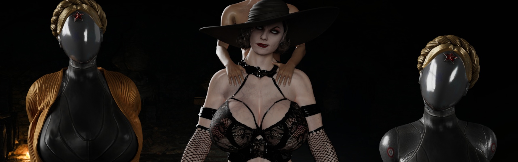 欧美SLG汉化动态丨迪米特雷斯库的淫荡城堡 Dimitrescu's Lewd Castle Chapters 1-6.3 双端1.17G【20240115】 游戏截图 8