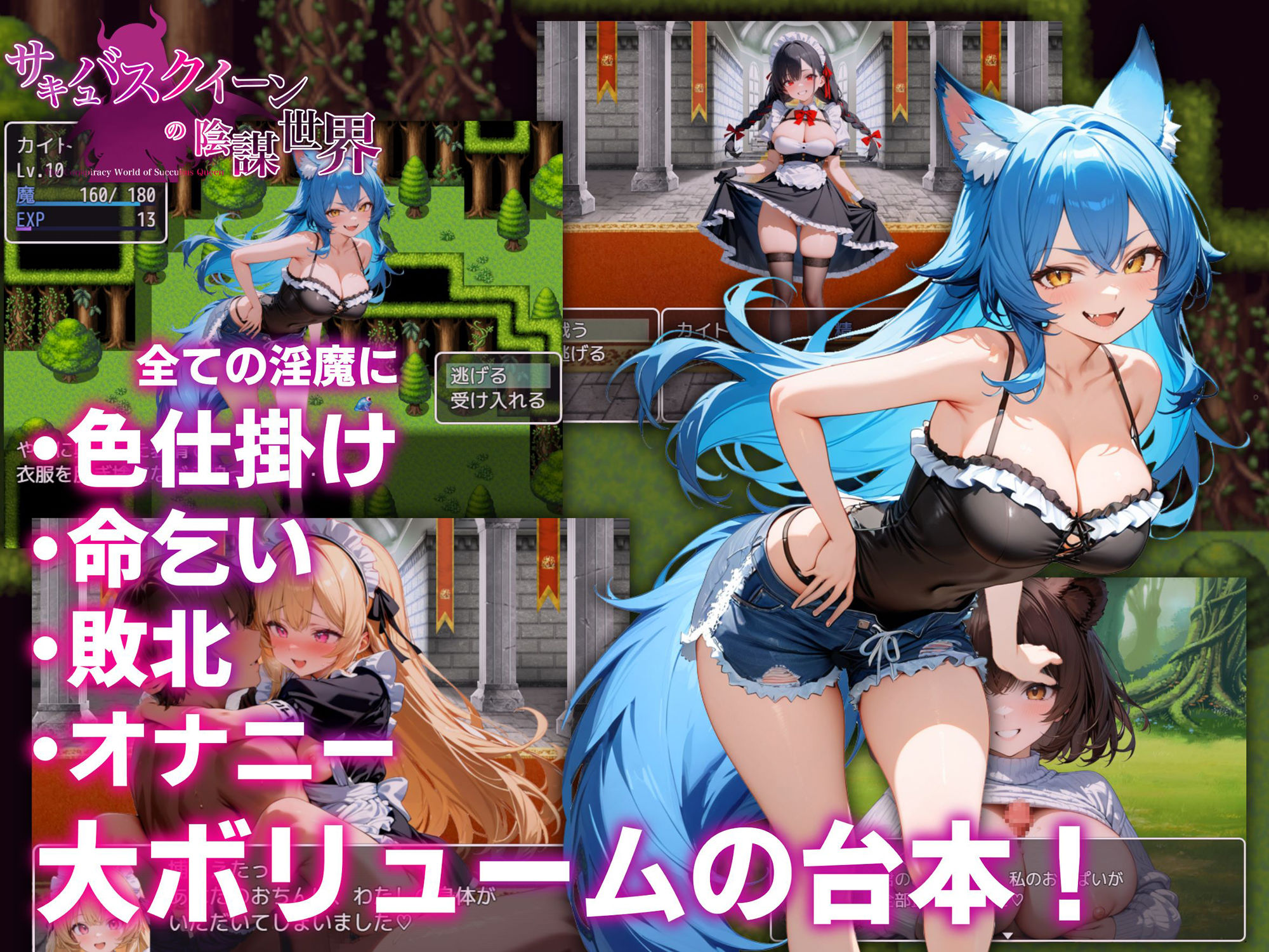 RPG/AI汉化丨 魅魔女王的阴谋世界 サキュバスクイーンの陰謀世界〜色仕掛けの誘惑と6つのオーブ〜 【20250115】 游戏截图 6