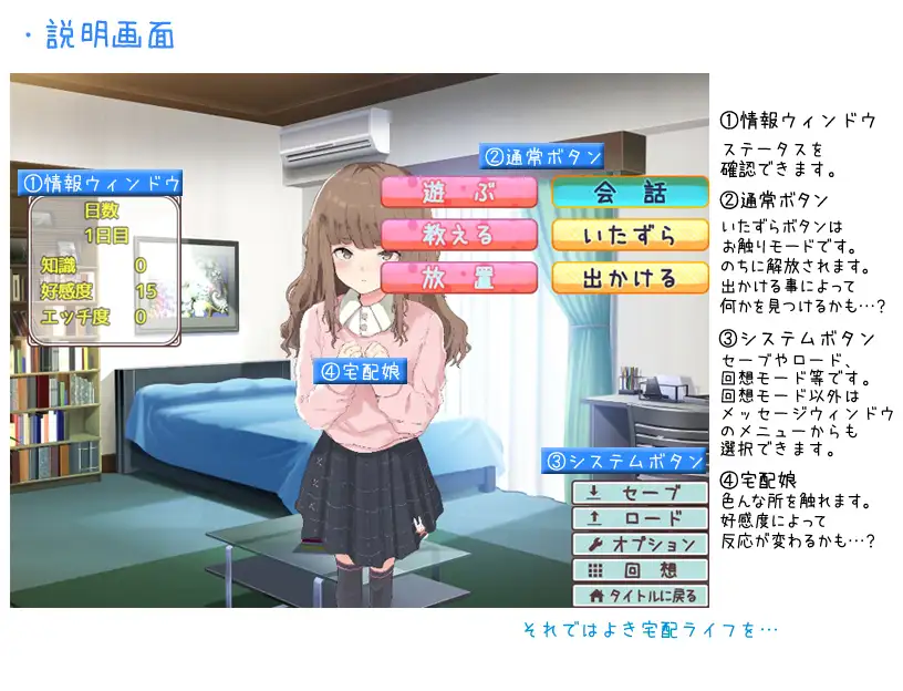 快递送的女孩~同居生活 精翻汉化版+回想【20230210】 游戏截图 5