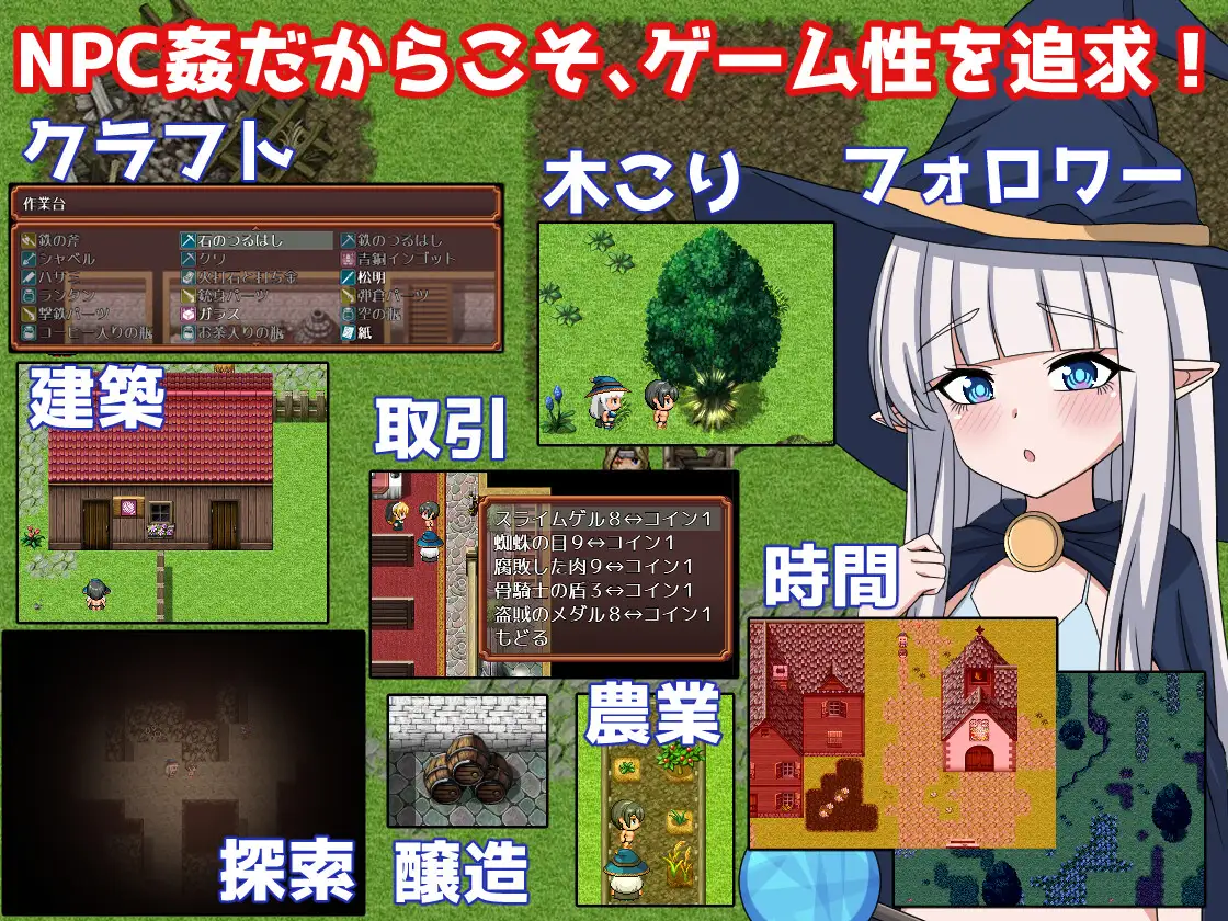 RPG/机翻/双端 | 轮回NPC奸 神秘之森 /転生NPC姦~神秘の森 【20230513】 游戏截图 6