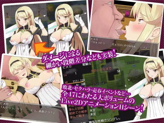 RPG机翻步兵丨姫騎士ホノカ&ヒメカ 〜淫魔ノ受胎〜 姬骑士穗香＆姬香 ～淫魔的受孕～ v1.02【20231112】 游戏截图 6