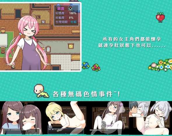 RPG//PC+安卓/BOKI官方中文/无码/有动画 | 後宮!牧場生活/后宫！牧场生活【20230514】 游戏截图 1