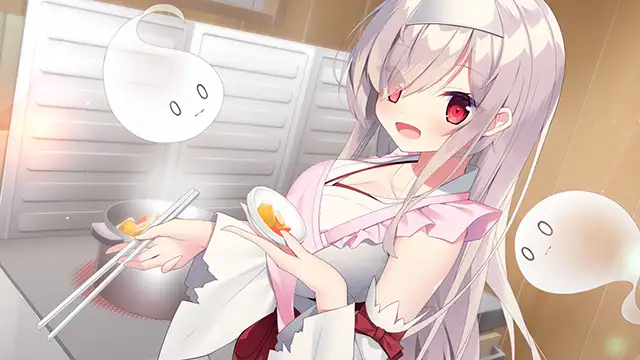 ADV/汉化丨巨乳幽霊さんに癒やされる社畜さんの性活!~えっちなサポートは私におまかせ! 汉化版+全CG存档【20240119】 游戏截图 5
