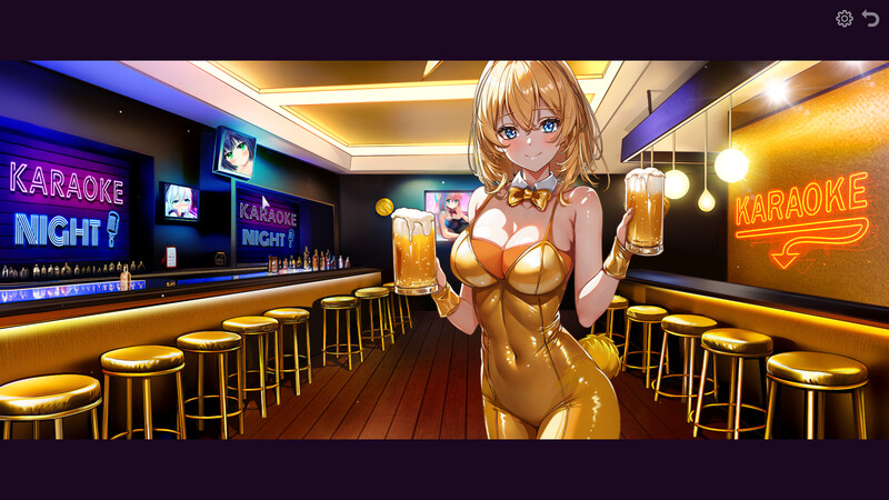 休闲SLG/兔女郎/动态丨Bunny-girl with Golden tummy V1.0 STEAM官中【20241102】 游戏截图 2
