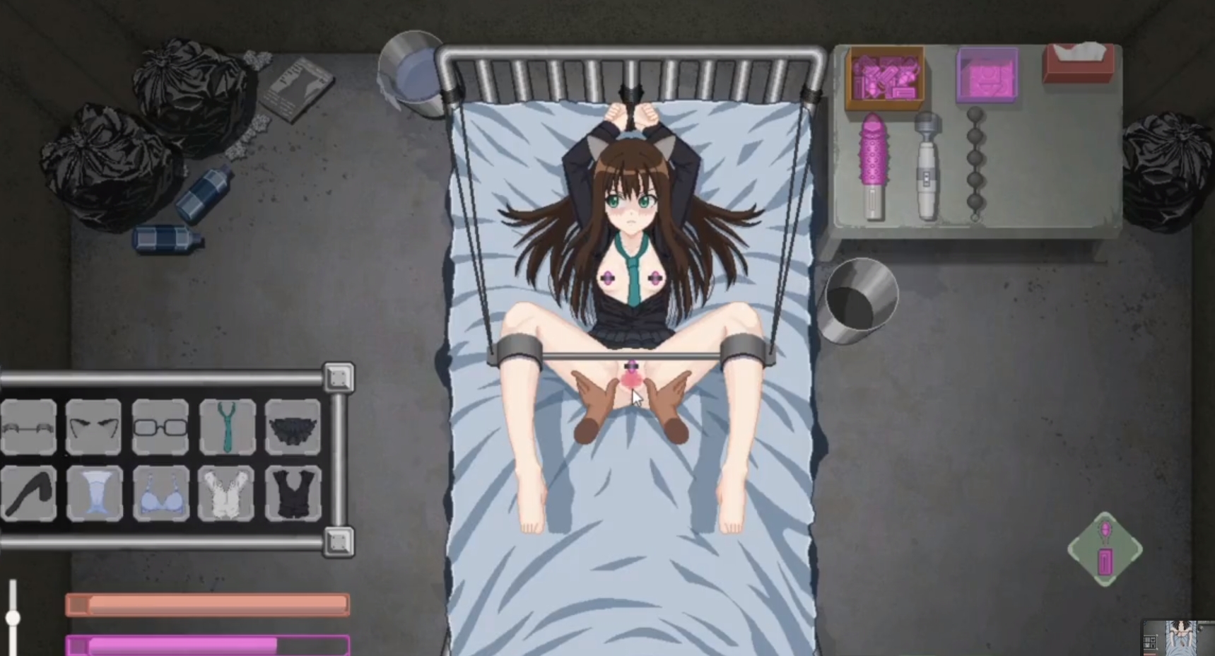 SLG/更新/像素动画丨凛姦小屋 V2.11【20231005】 游戏截图 1