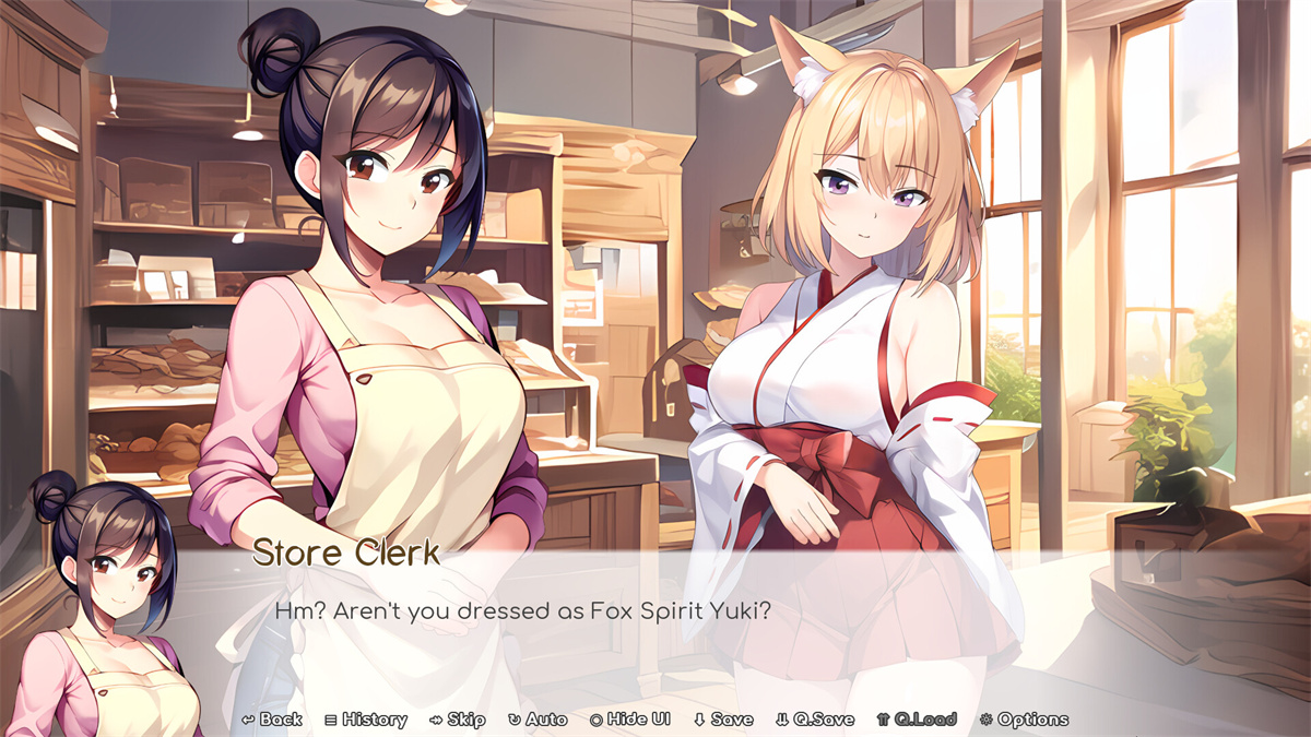 日系SLGAIGPT汉化2D丨狐狸精灵契约 Fox Spirit Contract Final【20240425】 游戏截图 3