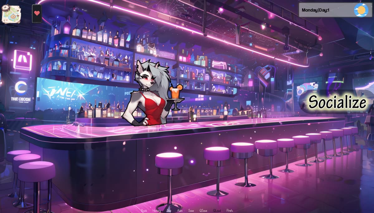 欧美SLG/更新/汉化丨 毛茸茸的棒棒镇 Furry Bang Town V0.5b 【20241209】 游戏截图 5