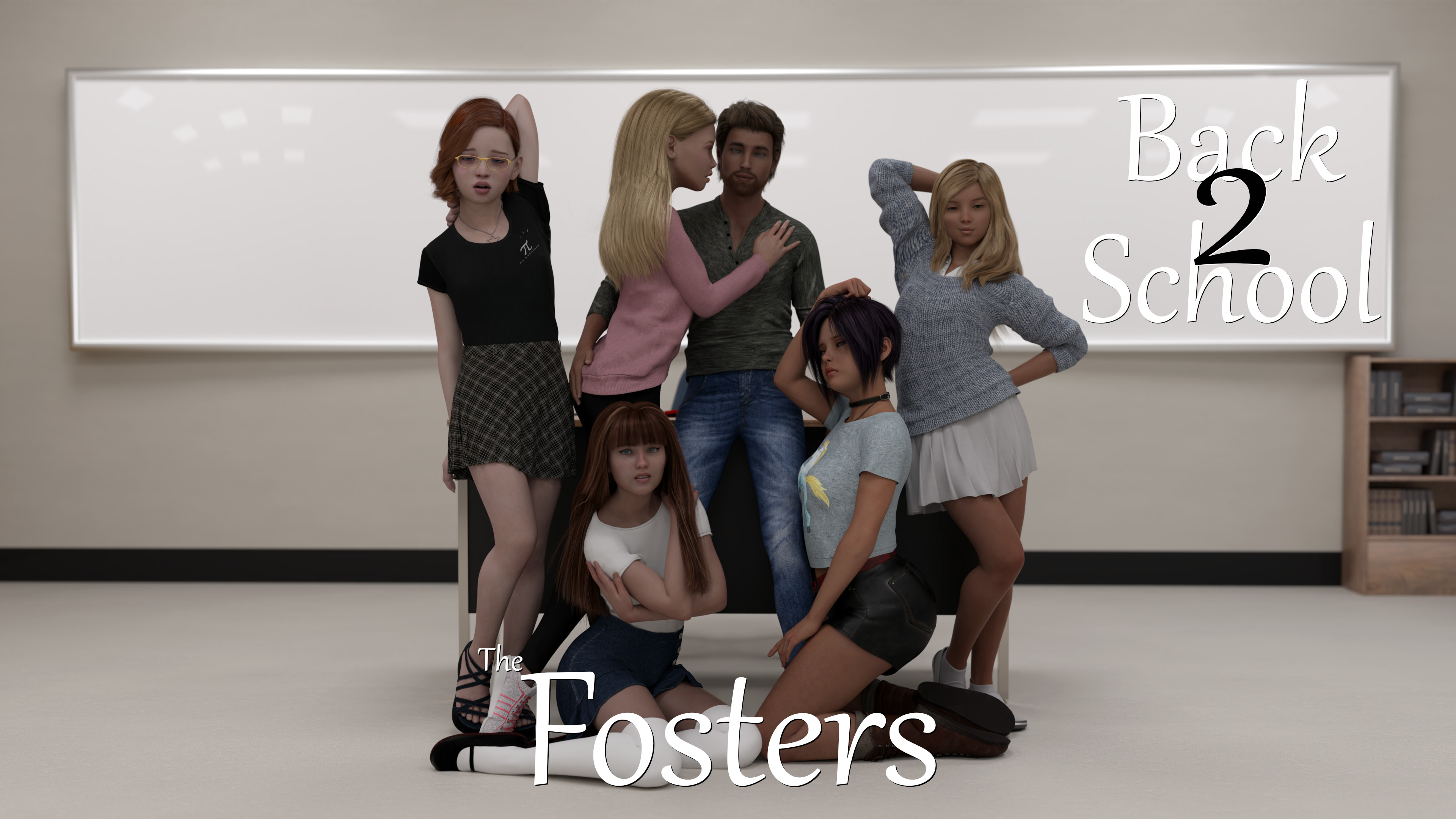 【欧美SLG汉化】福斯特一家:回到2学校 The Fosters Back 2 School v0.1 游戏截图 2