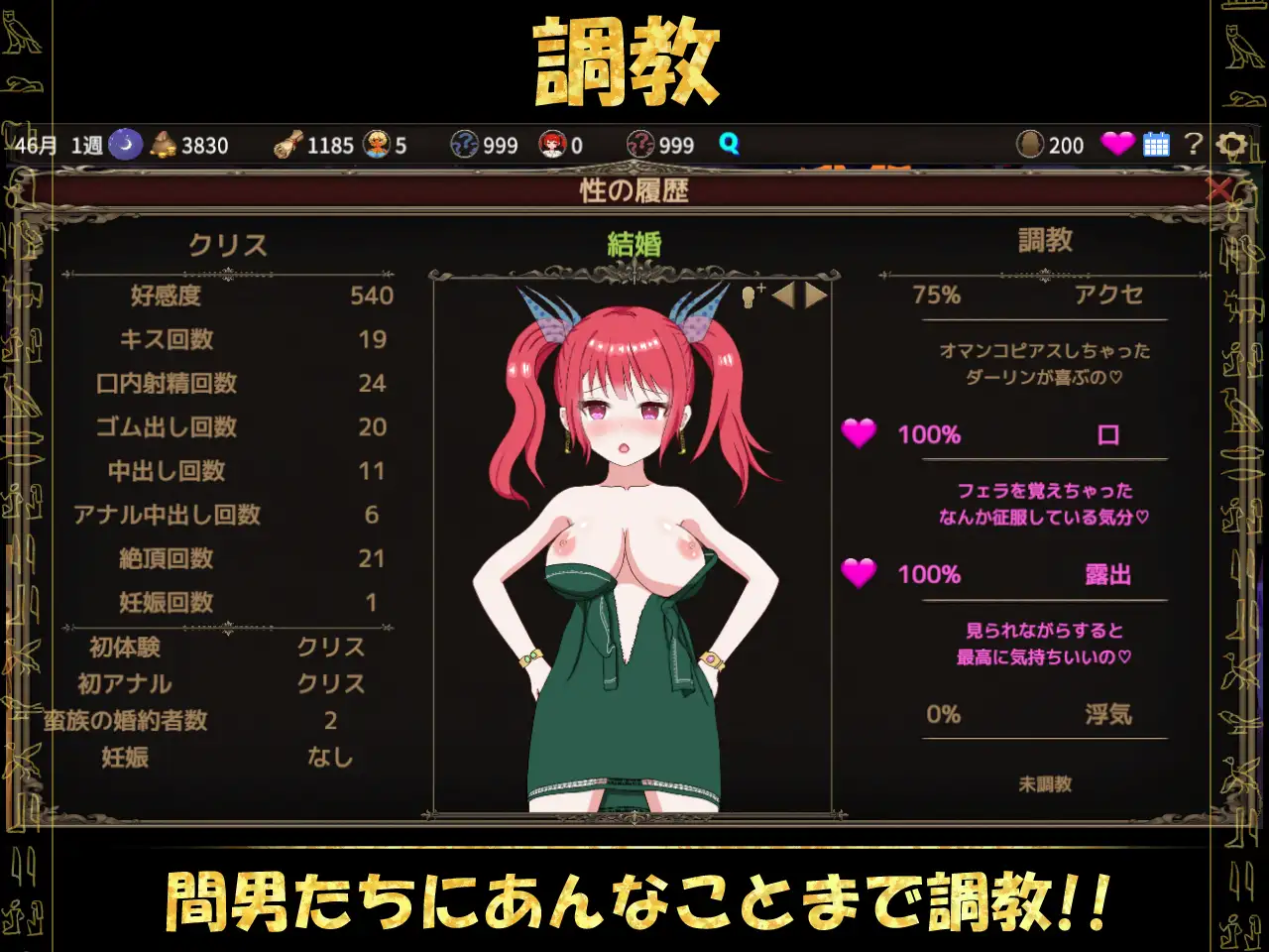 被蛮族盯上的村庄V1.1～NTR整个村庄的模拟游戏  【PC10月】 游戏截图 2