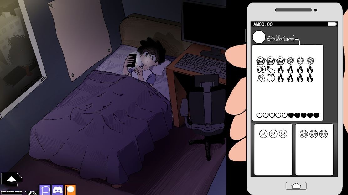 日式SLG/动态丨 夜里躲避继母的强奸与女友手机聊天 AlArm V0.4 机翻步兵版 【20240920】 游戏截图 6