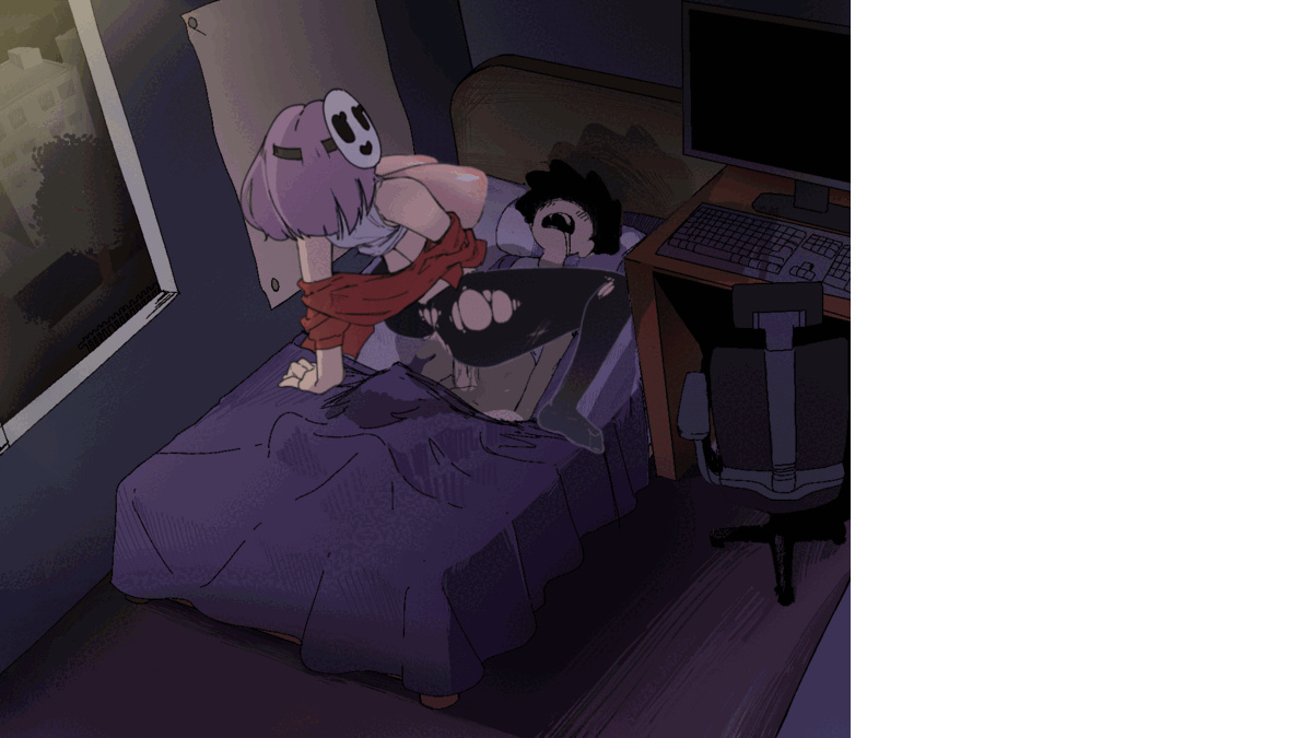 SLG/新发布/机翻/动态无码丨AlArm V0.3 夜里躲避继母的强奸与女友手机聊天 【20230818】 游戏截图 4