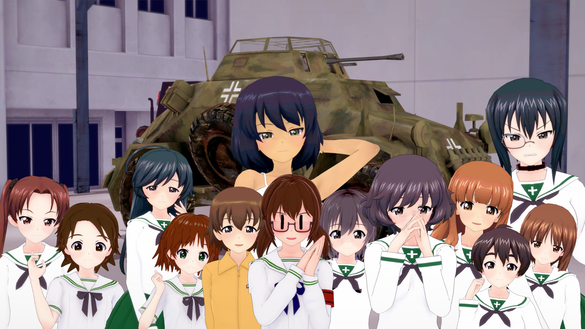 女孩与潘祖西装甲 Girls und Panzer Panzussy v0.01【20230210】 游戏截图 7