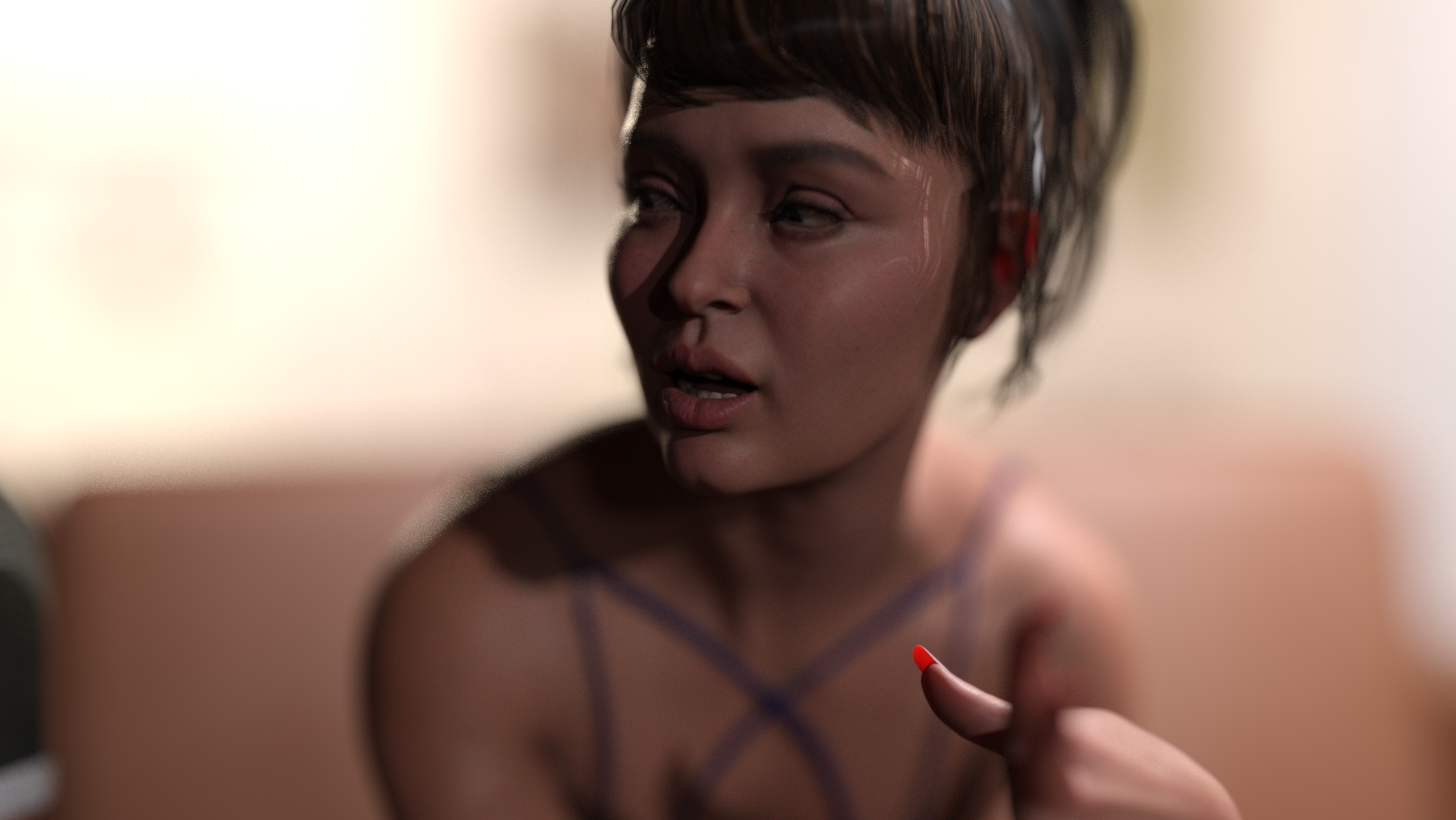 欧美SLG汉化3D丨与维姬一起生活LivingwithVickyv0.4汉化版丨【20230607】 游戏截图 5
