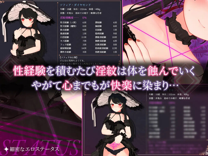 回合RPG/强行异种X/3C丨索菲亚与巴比伦的淫纹（ソフィアとバビロンの淫紋~孤高なる天才魔導士の堕落~）V1.0 AI汉化+全CG【20240716】 游戏截图 7