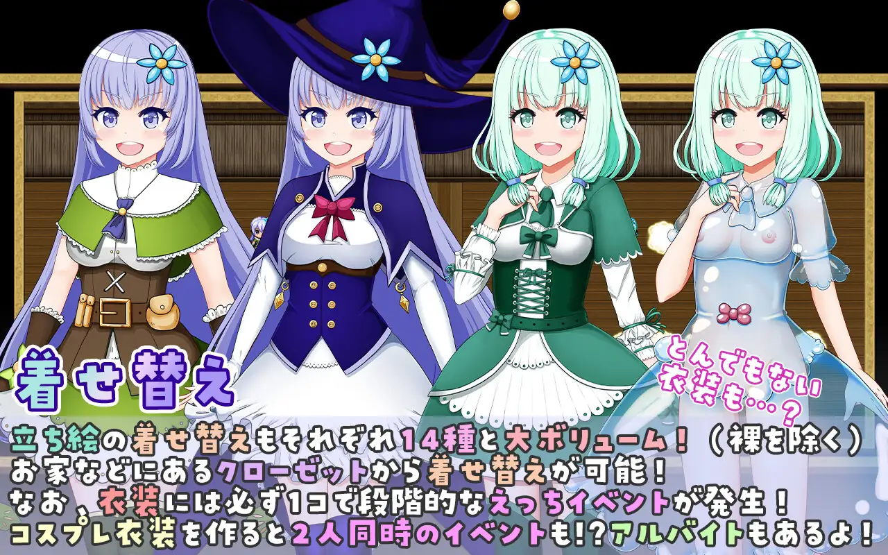 RPG/机翻/更新丨イリィー&ゾフィー～目指せ王都のファッションリーダー～Ver2.0.0【20240228】 游戏截图 6