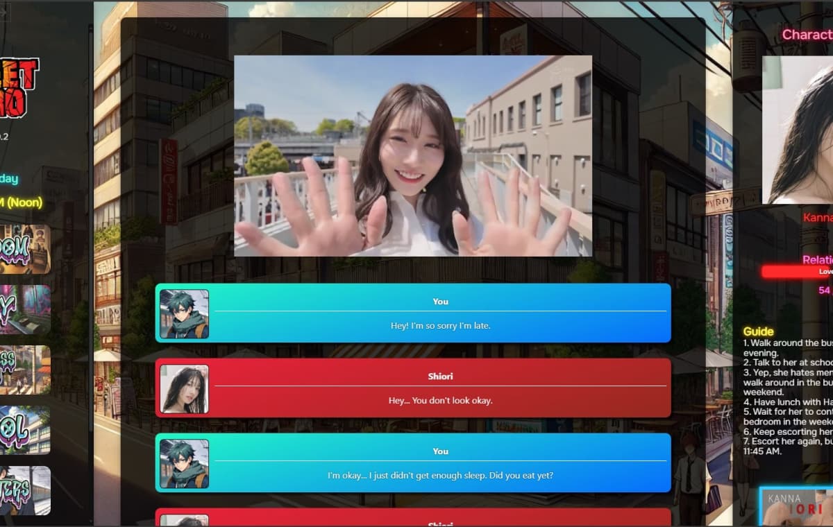 亚洲风HTML/真人/动态/更新丨 街头英雄 Street Hero Ver0.20 浏览器转中文 【20250411】_1 游戏截图 6