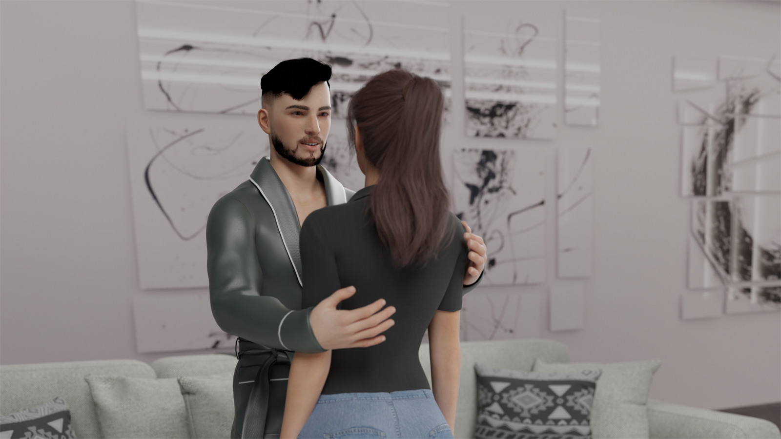 欧美SLG汉化无码 丨 看不见的本能Unseen Instincts v0.15 【20230626】 游戏截图 6