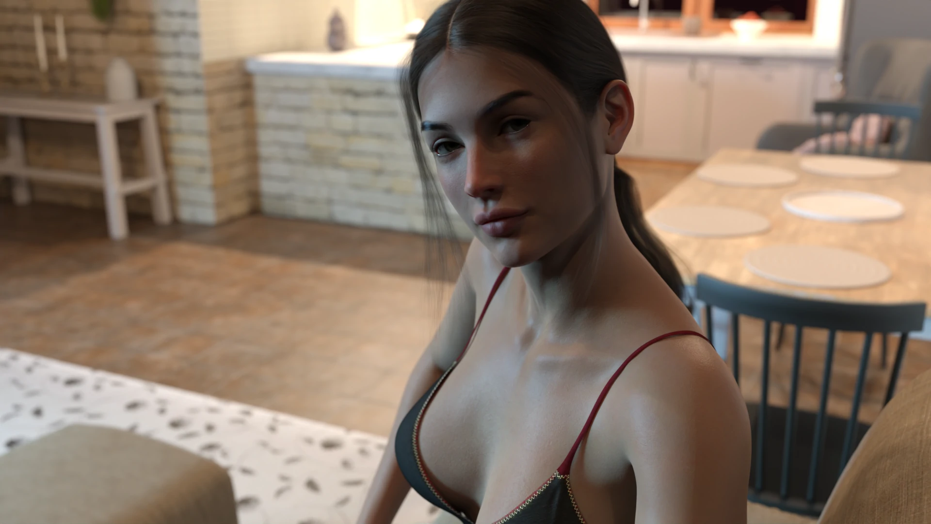 欧美SLG/AIGPT汉化/3D丨莎拉Sara – Oh Daddy Part 2  v0.4【20241201】 游戏截图 4