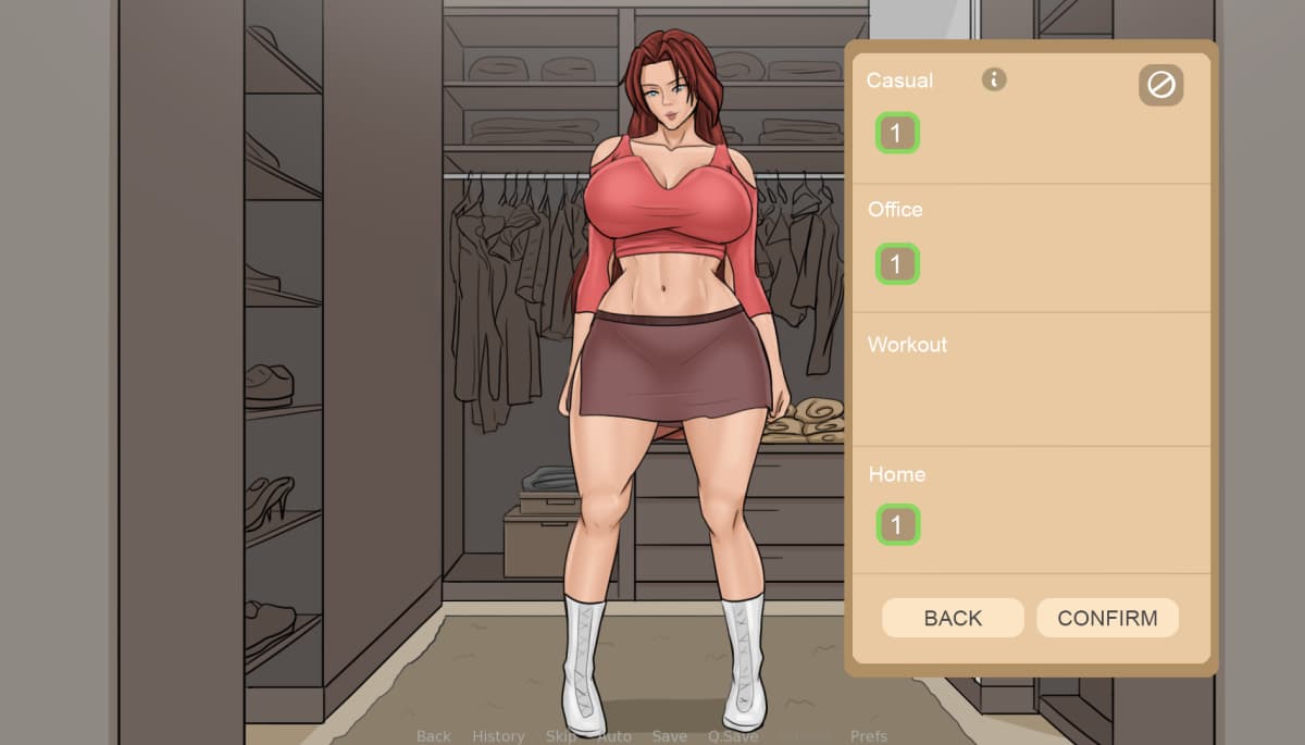 欧美SLG/汉化/动态丨伊娃的狂喜/Eva's Ecstasy V0.3 【20241217】 游戏截图 1