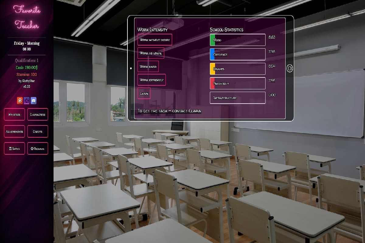 SLG/真人/HTML丨 最喜欢的老师/Favorite Teacher V1.45 浏览器汉化 【20250210】 游戏截图 7