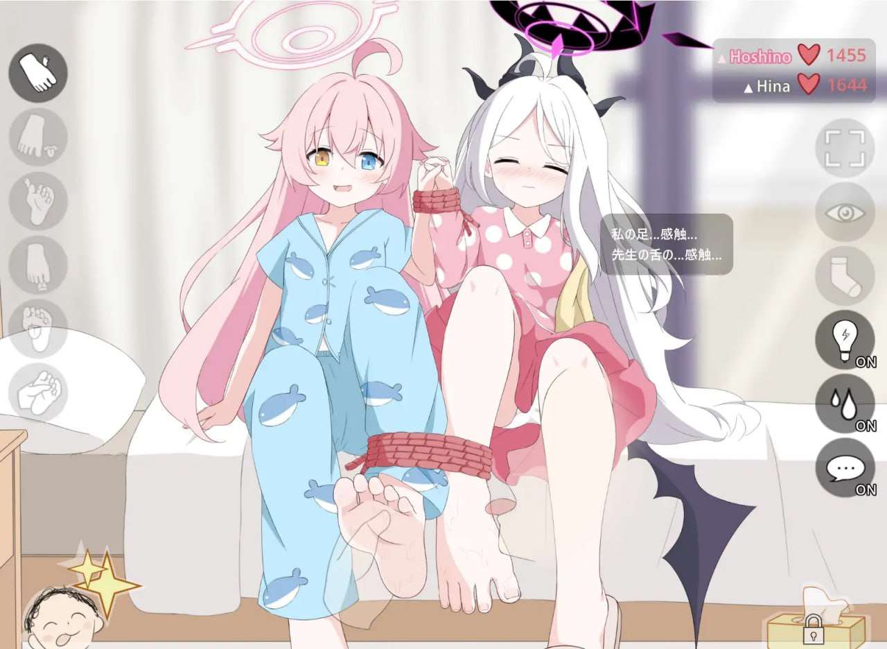 互动SLG/动态丨 Hoshino&amp;Hina Ashi Pero 【20241225】 游戏截图 2