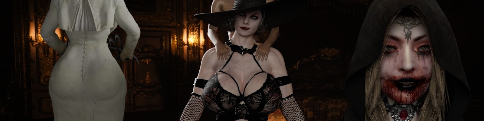 欧美SLG汉化动态丨迪米特雷斯库的猥亵城堡 Dimitrescu's Lewd Castle Chapters 1-5.5【20230725】 游戏截图 5
