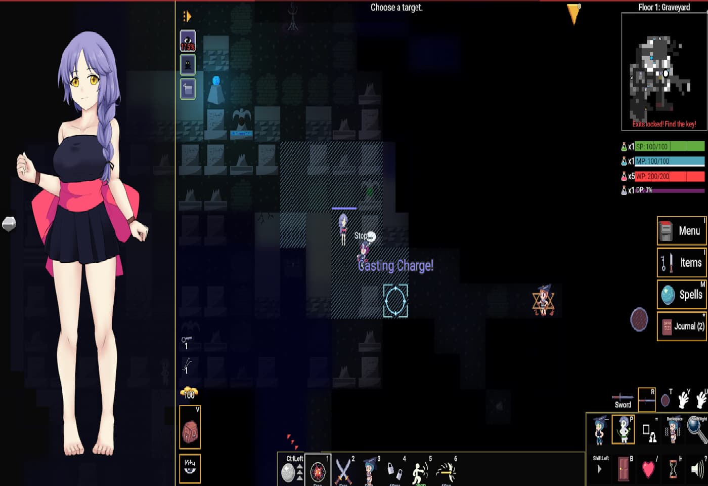 RPG/官中/步兵丨变态的地牢/Kinky Dungeon Ver5.4.51 官方中文版【20250314】_1 游戏截图 7