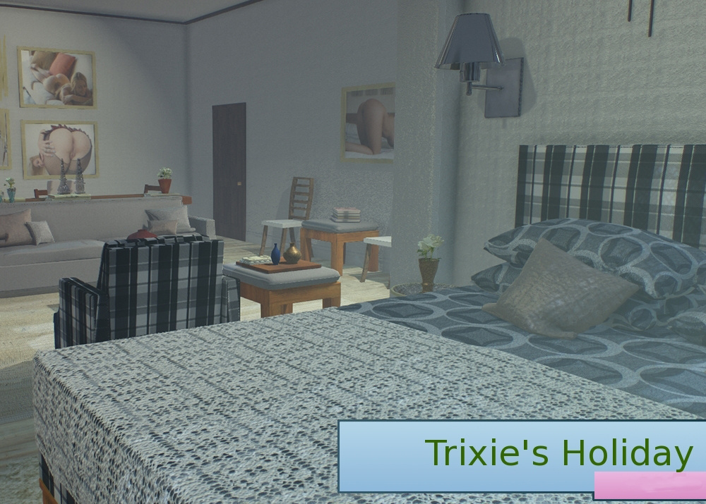 欧美SLG扶她动态丨特里克茜的假期 Trixie's Holiday  Build 9.0【20240402】 游戏截图 5