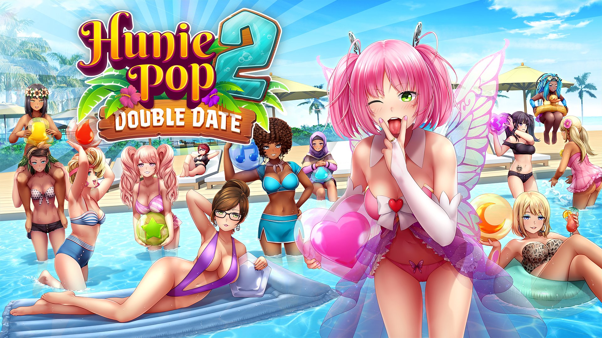 HuniePop 2，超经典的三消游戏，只有英文，不过附带全CG存档佣兵2313【PC0901】 游戏截图 4