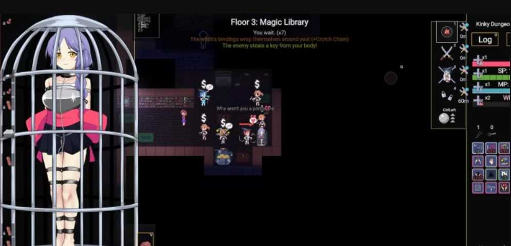 RPG/官中丨变态的地牢/Kinky Dungeon Ver5.35 官方中文版【20240820】 游戏截图 1