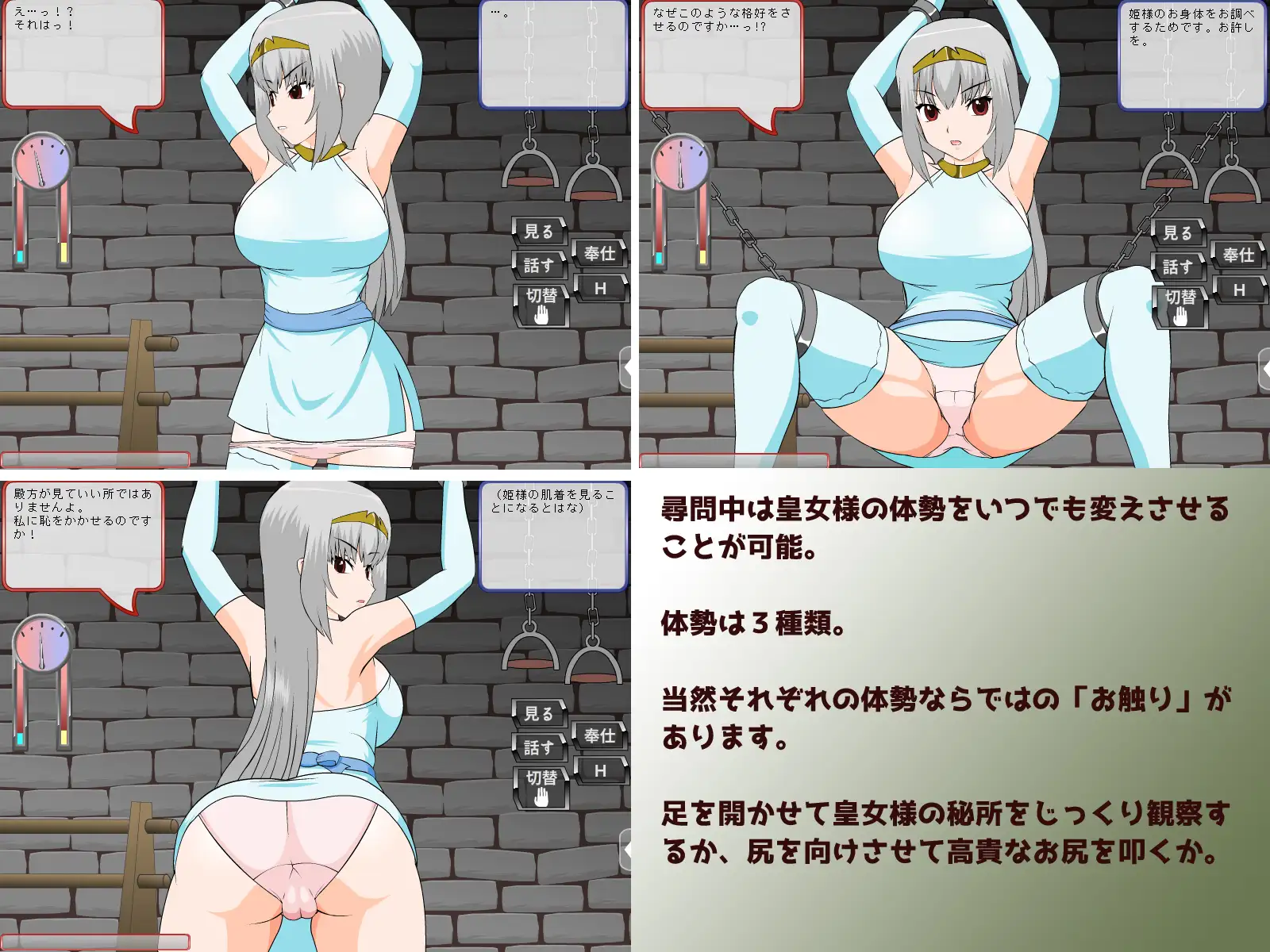 拘束拷问：皇女伊莉娜 游戏截图 5