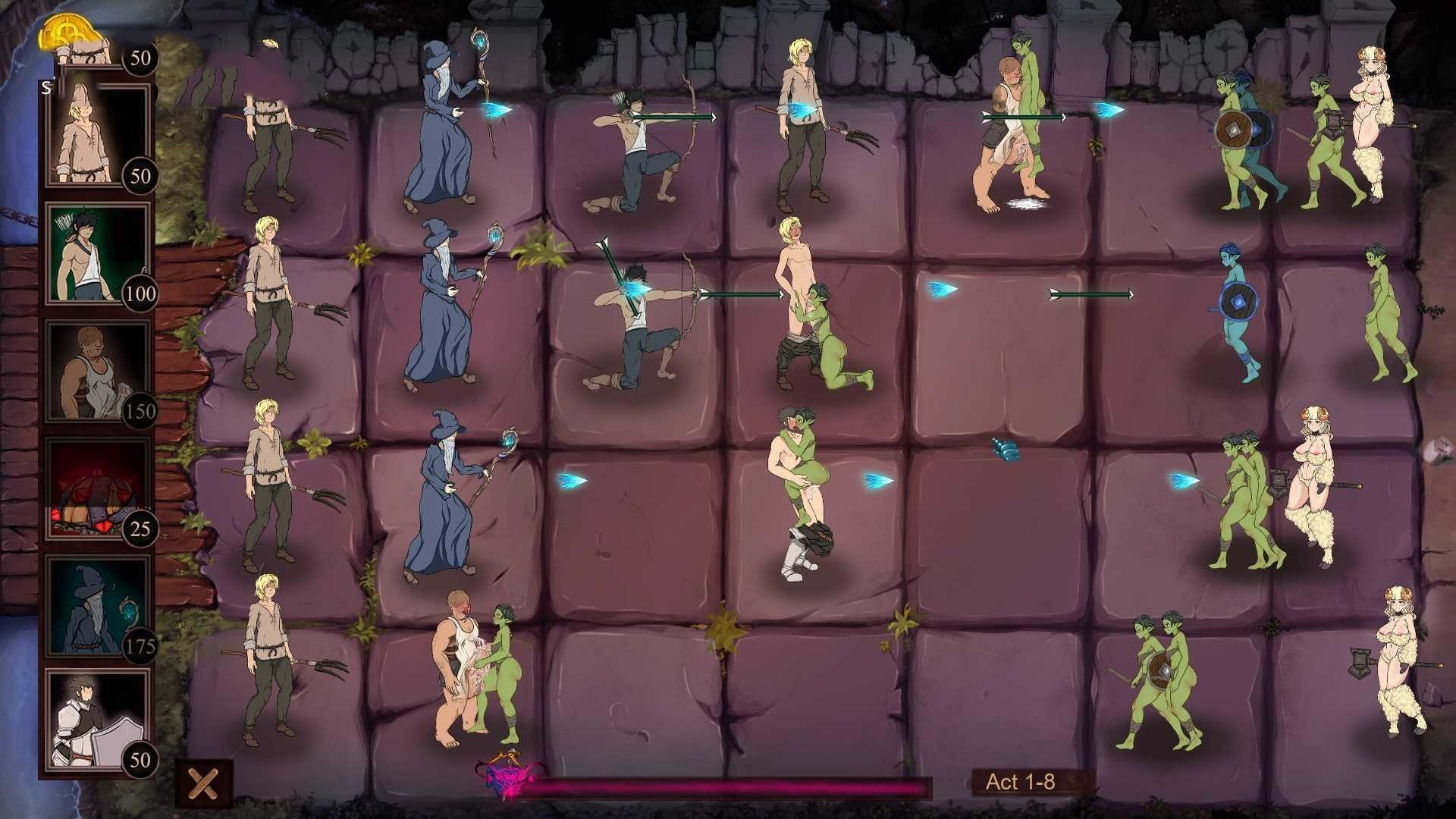 SLG/动态/无码丨Monster girl assault V0.27 H植物大战僵尸 怪物女孩突击 【20240804】 游戏截图 3