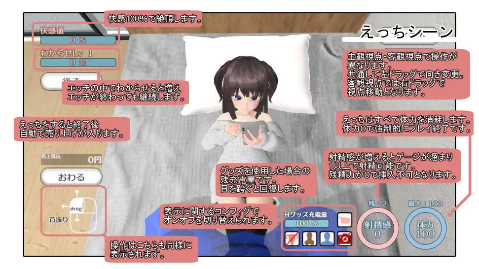养成互动SLG/汉化丨让莉娜酱乖乖听话~わからせりぃなちゃん~ V1.03 汉化版新汉化【20230818】 游戏截图 6