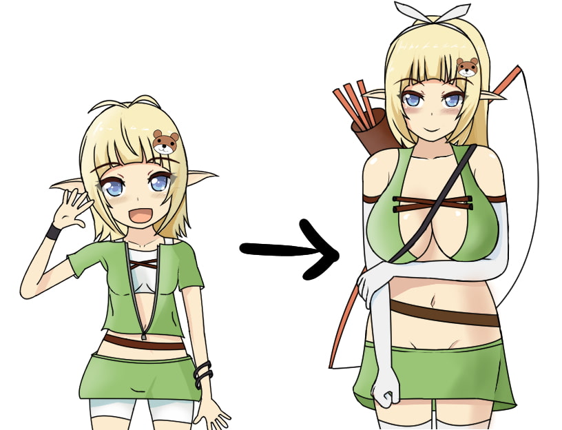 エルフのムスメ～手塩にかけて育てた娘に负かされる～ Ver1.02 [简中] 【PC0901】 游戏截图 6