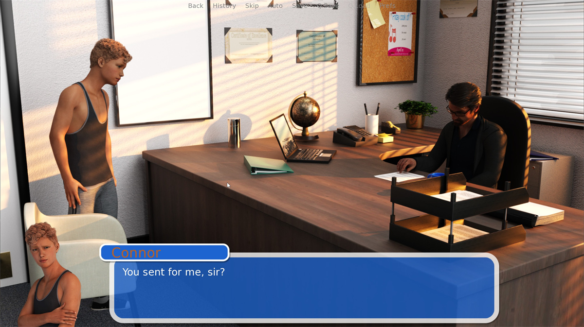 欧美SLG汉化3D丨注定要上大学 Bound to College v0.6.2【20231221】 游戏截图 1