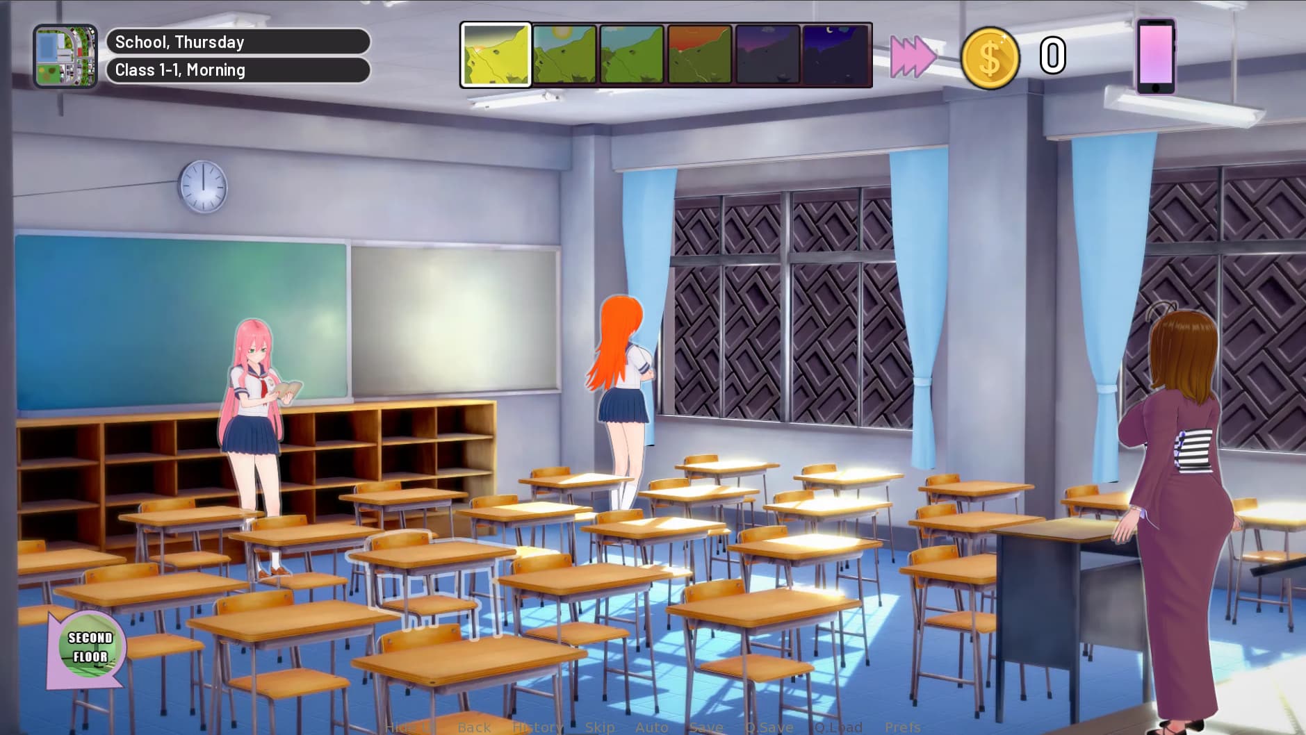 亚洲风SLG/动态/更新丨 荡妇老婆学校 Waifu Slut School v0.4.1  汉化版 【20250107】 游戏截图 7