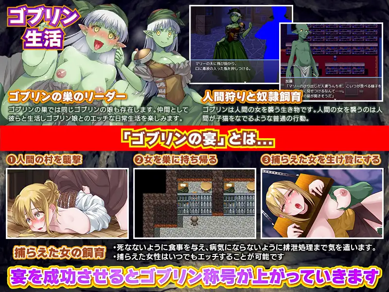 RPG/PC/AI汉化丨 重生成了哥布林! 転生したらゴブリンだった! 【20240814】 游戏截图 1