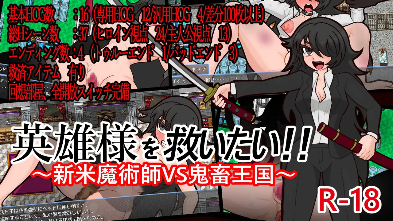 RPG/PC/机翻汉化丨 拯救英雄大人!新手魔术师VS鬼畜王国 英雄様を救いたい!~新米魔術師VS鬼畜王国~ 【20240602】 游戏截图 8
