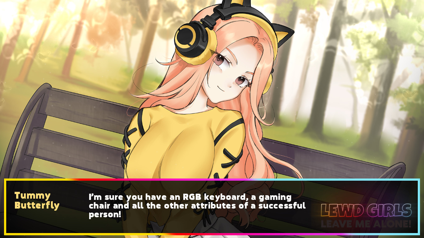 SLG/新作/官中无码丨Lewd Girls, Leave Me Alone! I Just Want to Play Video Games and Wat【20231005】 游戏截图 4