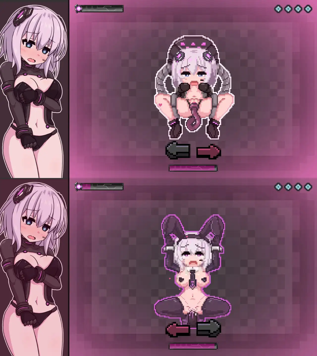 ACT/新作/像素动态丨てゅるくちゃんとエッチなラボラトリー丨【20230715】 游戏截图 1