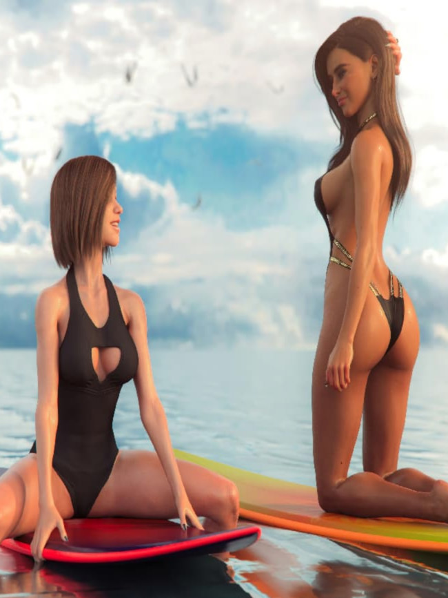 欧美SLG/动态/GPT4o汉化丨多米诺海滩/ Domino Beach EP2fix 【20250210】