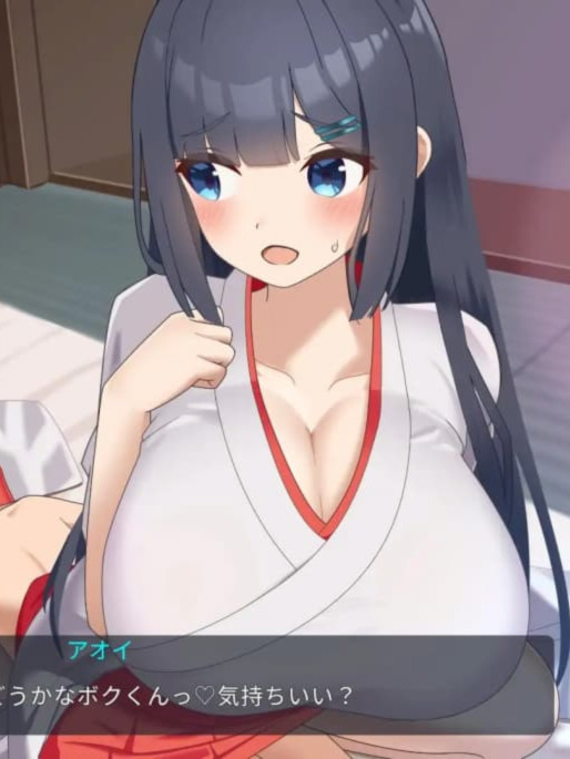 SLG/机翻汉化丨 おねショタ村の淫習～お清楚双子巫女と孕ませ3PエッチするLive2DおさわりSLG～ Ver1.02 【20241102】