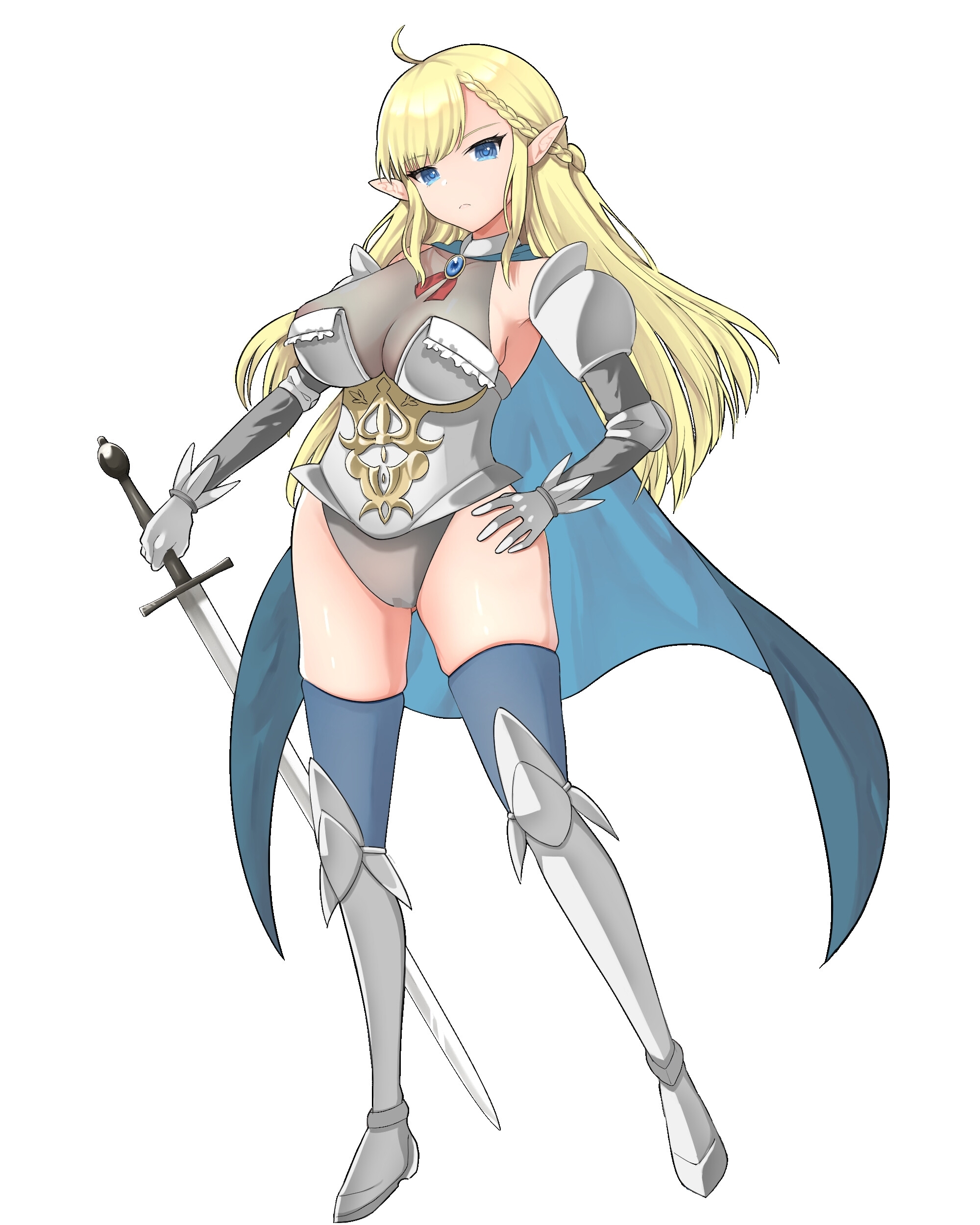 RPG/机翻/新作丨エルフ女騎士サファイア～囚われし姫君と淫辱のダンジョン～1.3G/【20231229】 游戏截图 4