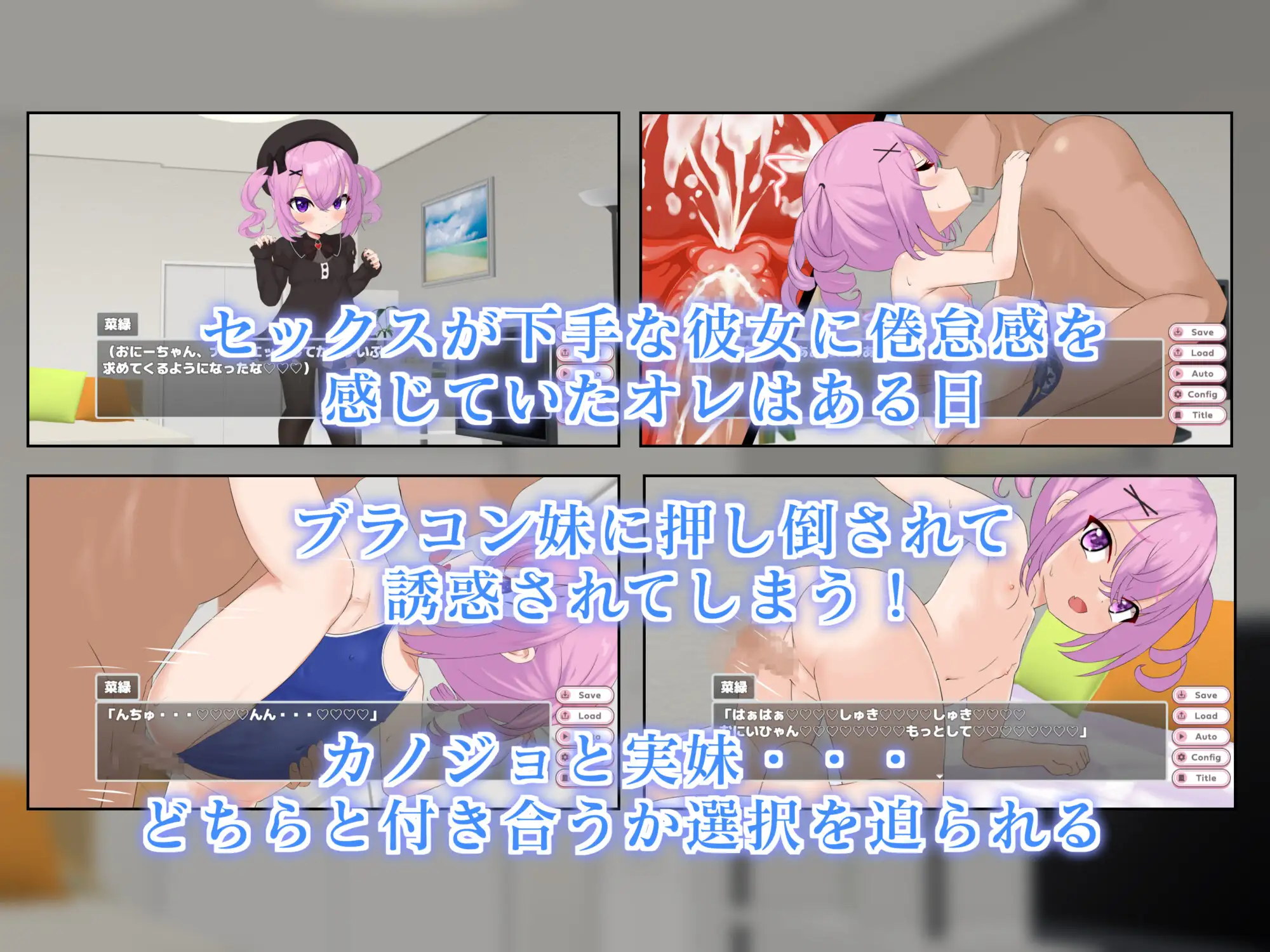 ADV/机翻/新作丨どんなことでも!?全肯定してくれる妹に押し倒された件について【20231118】 游戏截图 3