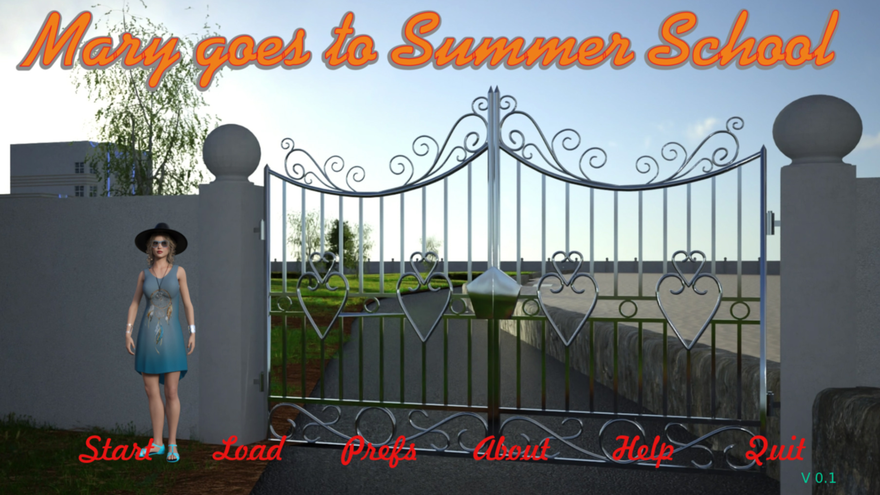 欧美SLG汉化 丨 玛丽去暑期学校 Mary goes to Summer School v0.1 Prologue 【20230626】 游戏截图 5