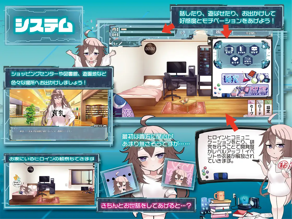 SLG/机翻/新作丨ダウナーライフ ~えっちなお触り実験~【20240313】 游戏截图 1