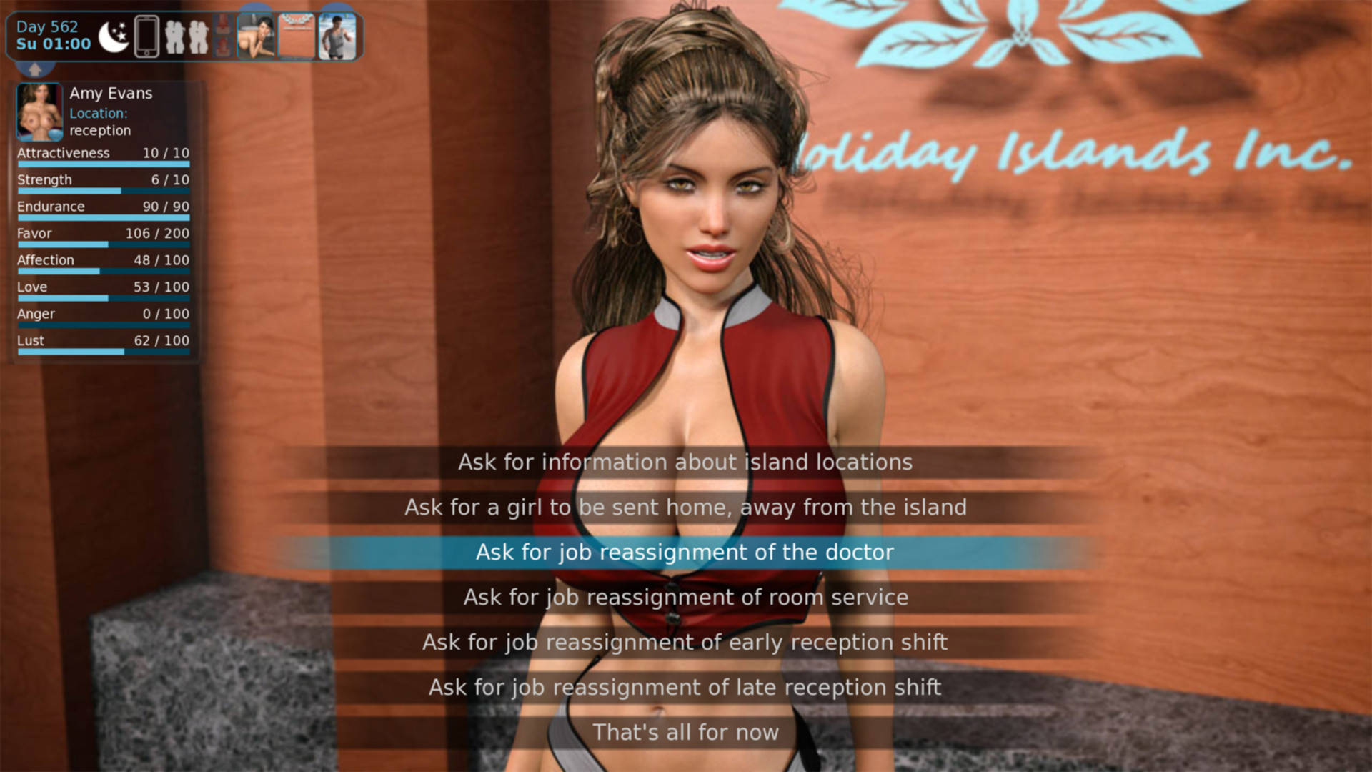 欧美SLGPC汉化动态丨假日岛 Holiday Island v0.4.1.0【20240203】 游戏截图 8