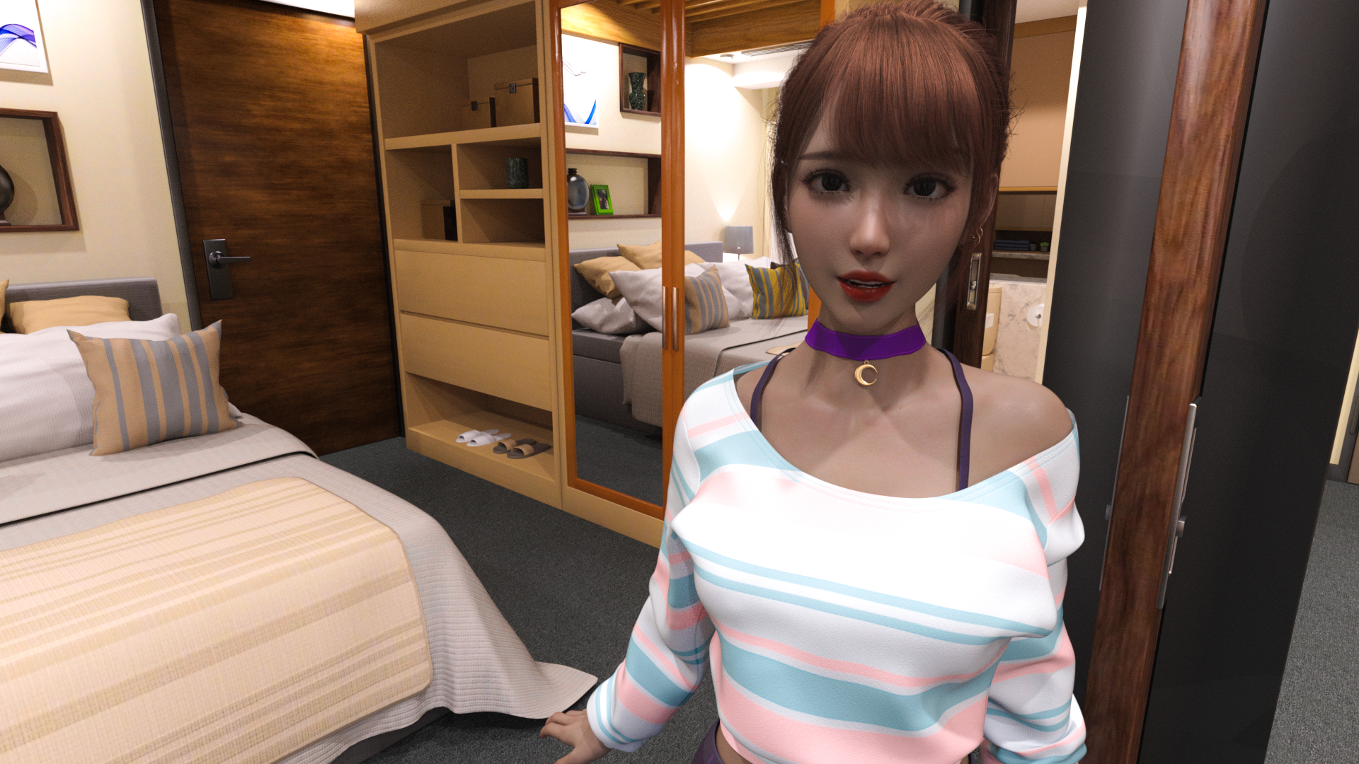 【欧美SLG/汉化/动态】裸体学校 V0.5 汉化版【1G】【20230501】 游戏截图 4